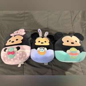 Squishmallows Disney Mickey and Minnie Plush Trio